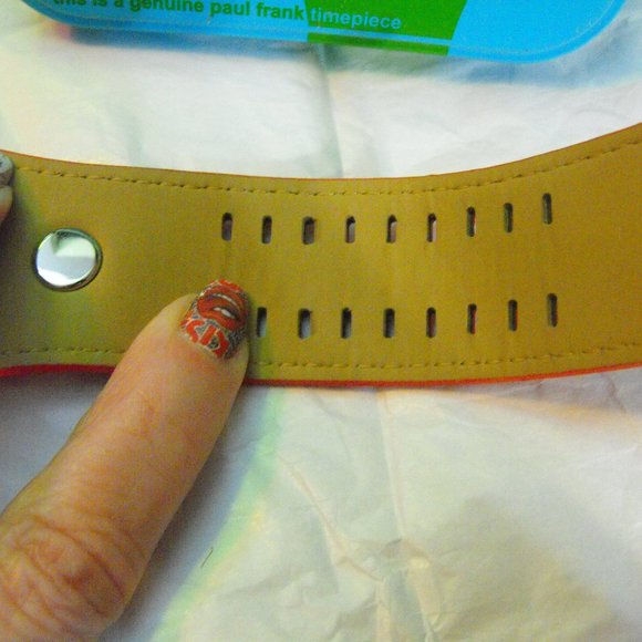 Unisex Paul Frank Watch with Leather Band - Picture 3 of 5